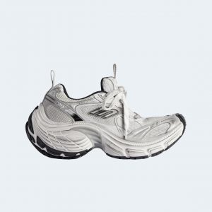 발렌시아가 10XL 스니커즈 화이트 그레이 실버 블랙