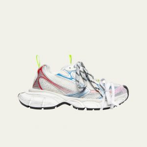 발렌시아가 3XL 스니커즈 화이트 레드 블루