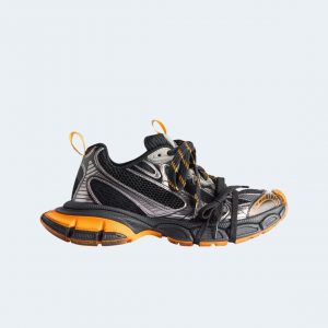 발렌시아가 3XL 스니커즈 블랙 오렌지 그레이